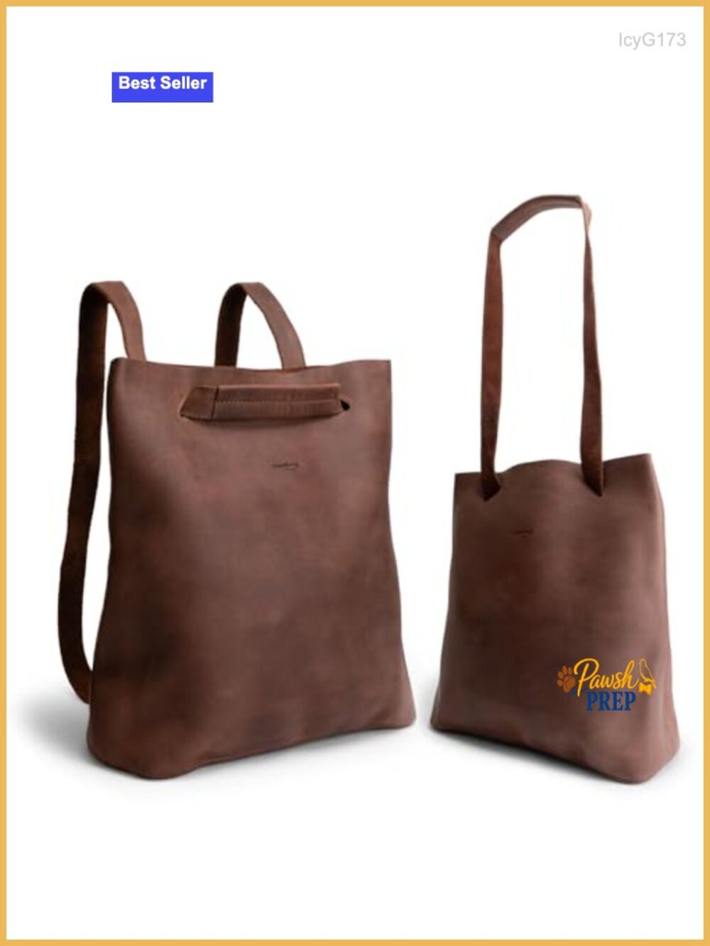 Convertible Backpack to Shoulder Bag, Full Grain Leather, Crossbody, Handmade,